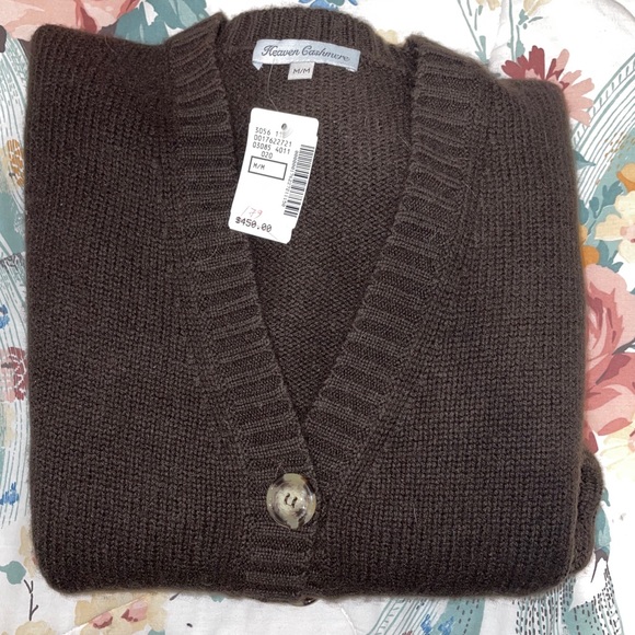 Heaven Cashmere NWT cardigan - Picture 2 of 5